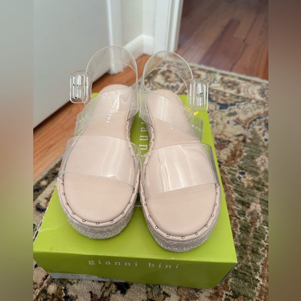 Keegan Raffia Espadrille Flatform Sandals